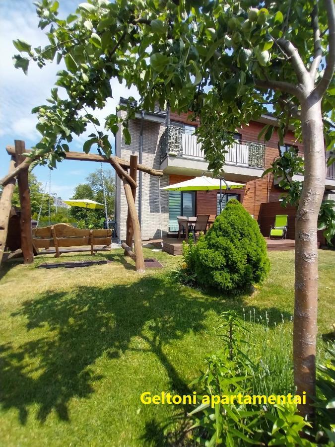 Geltoni Apartamentai Palanga Buitenkant foto